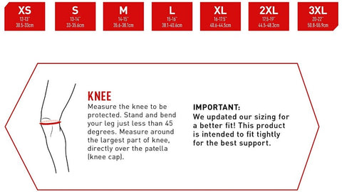 McDavid Knee Brace Sizing Guide