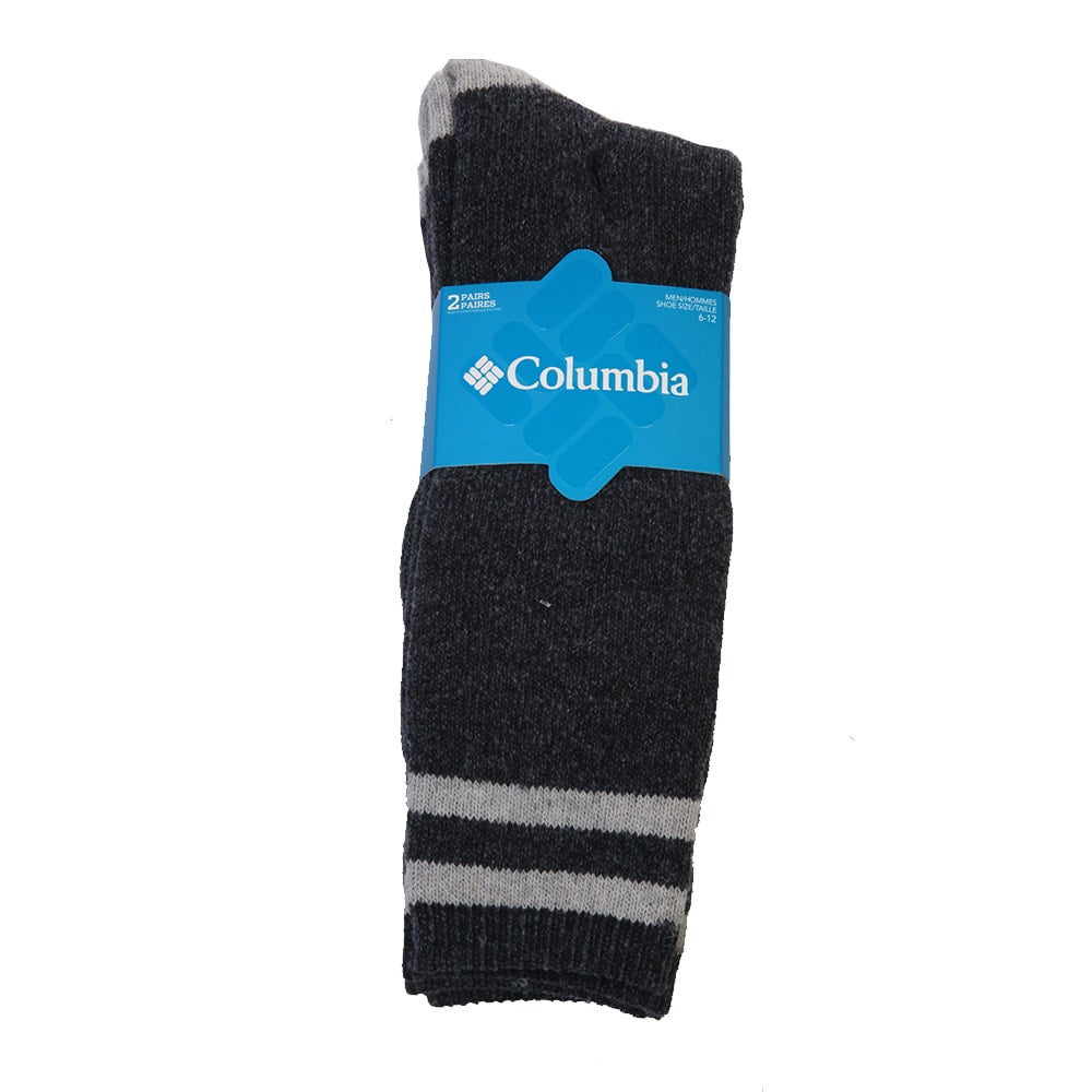 COLUMBIA MEN'S BOOT 6-12 2 PACK SOCKS NAVY