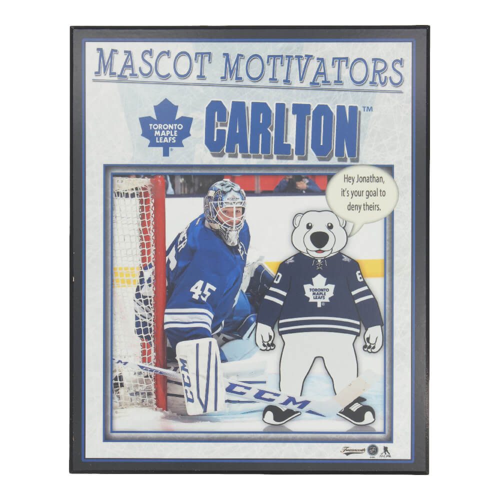 FRAMEWORTH LEAFS CARLTON MOTIVATOR PLQ