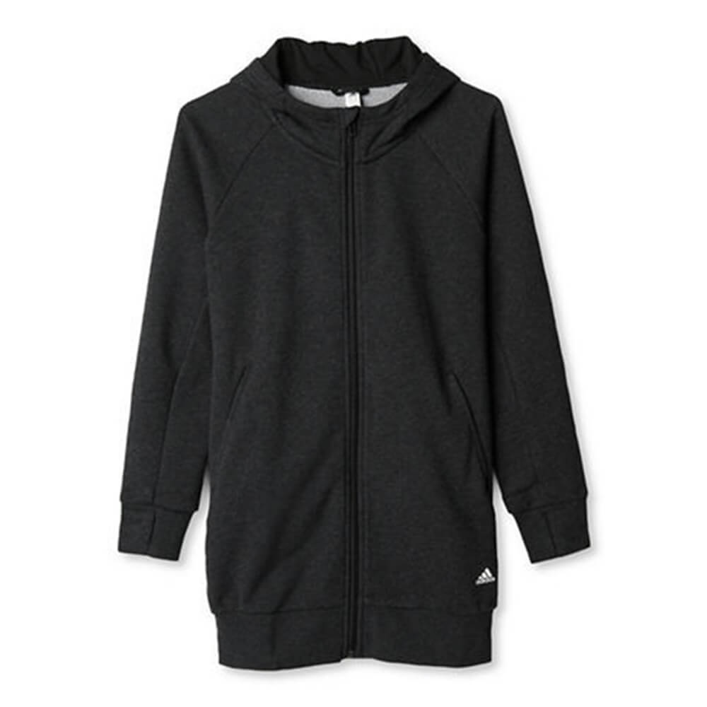 girls black adidas coat