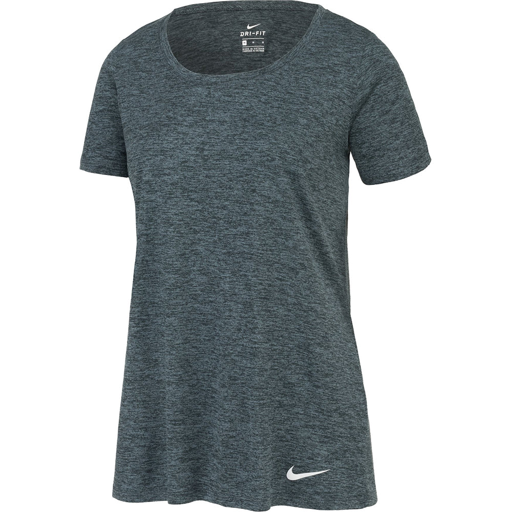 NIKE WOMEN'S LEGEND SCOOP XDYE TEE BLACK/GREY