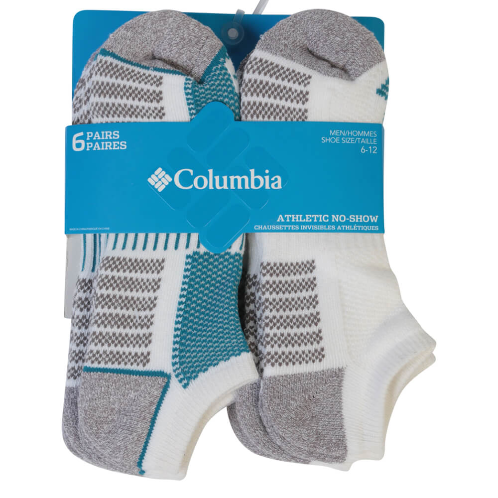 ATHLETIC NO SHOW 6 PACK 6-12 SOCK 