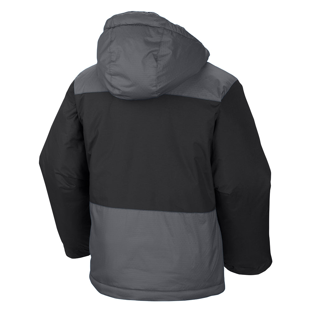 COLUMBIA YOUTH LIGHTNING LIFT WP INSULATED JACKET BLACK/GRAPHITE