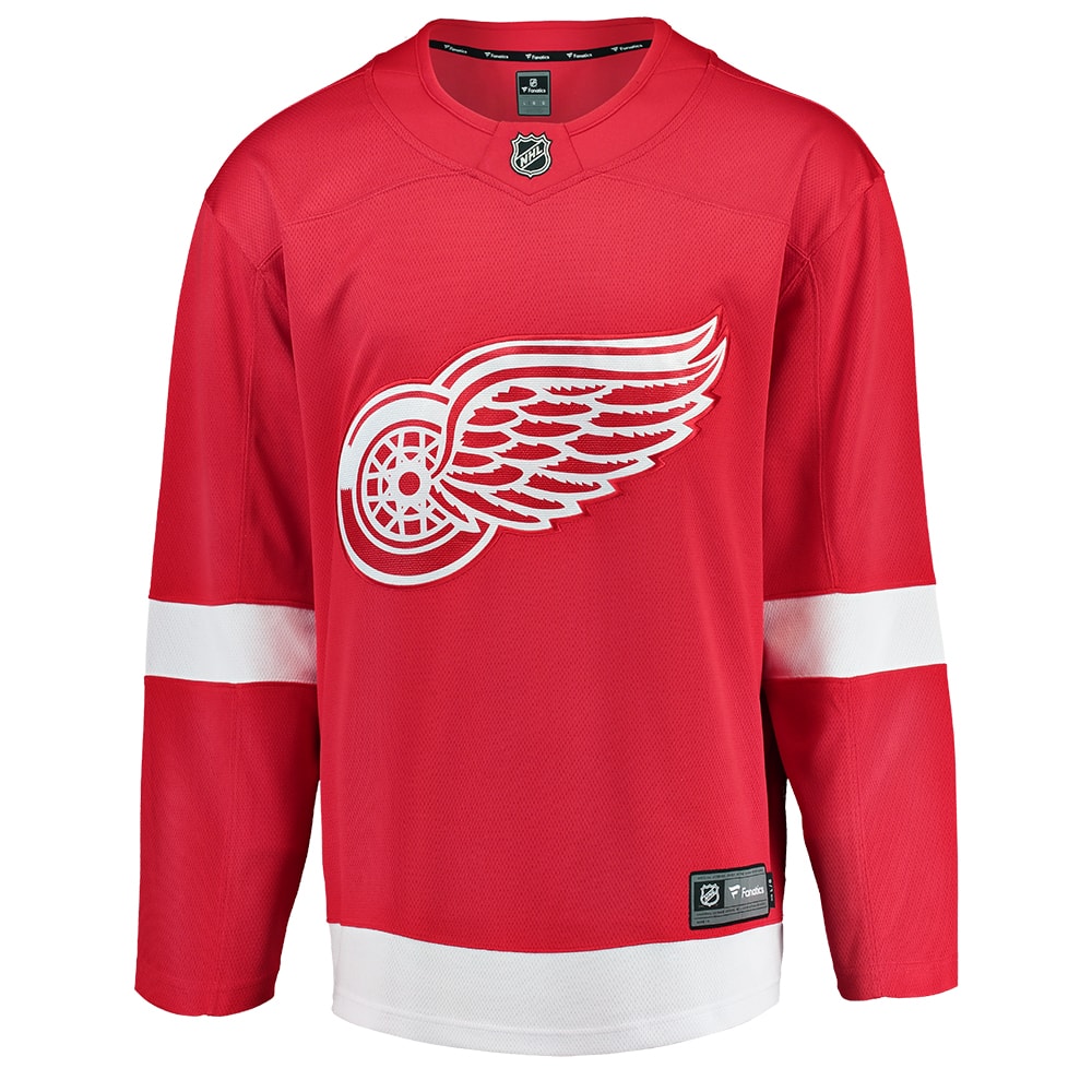detroit red wings home jersey