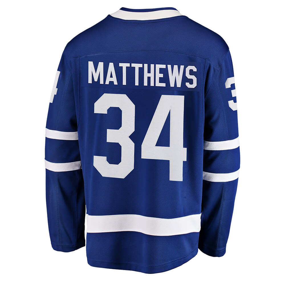 FANATICS MEN'S TORONTO MAPLE LEAFS  MATTHEWS BREAKAWAY JERSEY BLUE