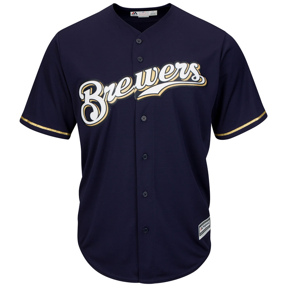 brewers navy jersey