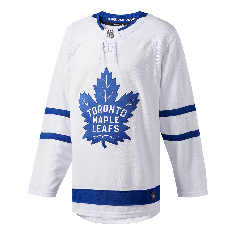 ADIDAS MEN'S TORONTO MAPLE LEAFS AUTHENTIC PRO JERSEY AWAY WHITE