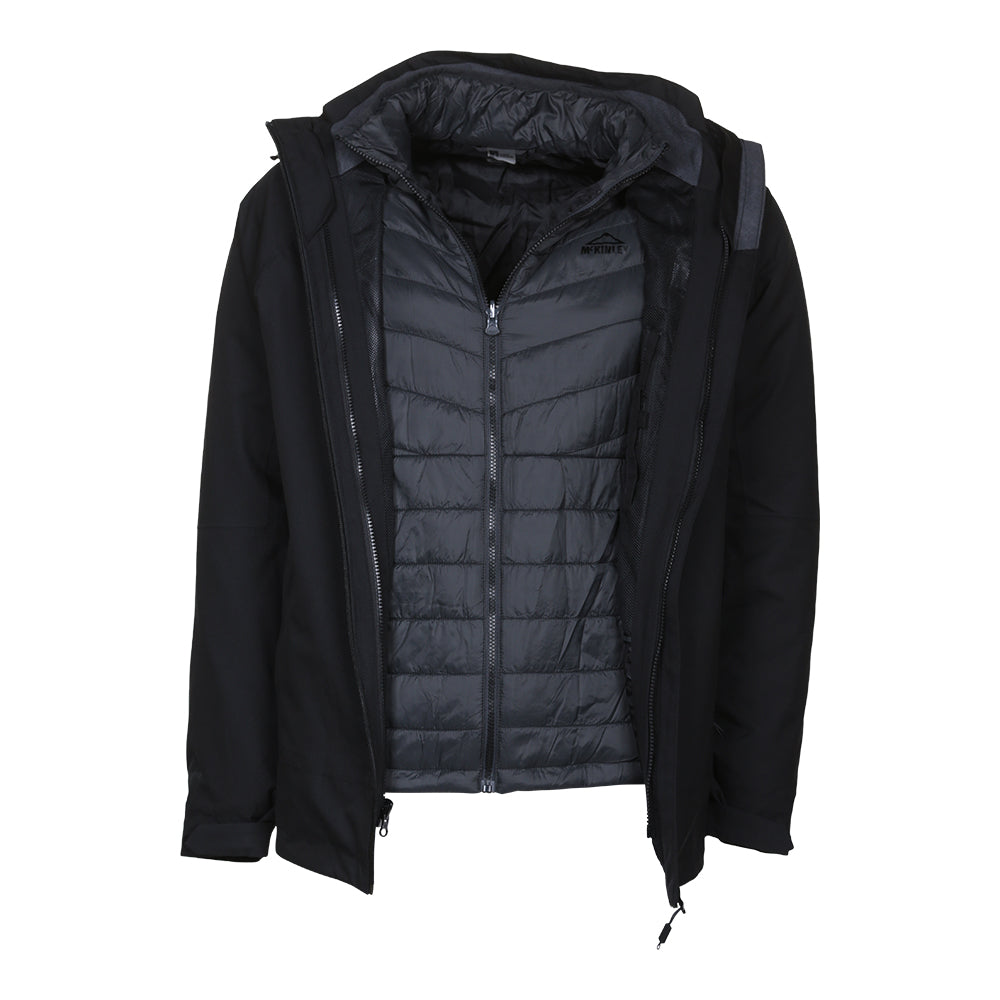 MCKINLEY MEN'S AVOCA 3 IN 1 JACKET BLACK