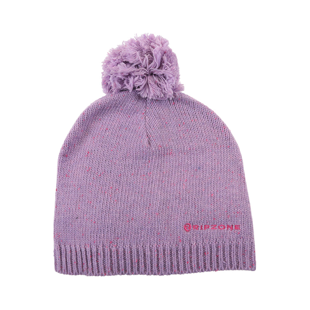 RIPZONE GIRLS ELSAY POM TOQUE SHEER LILAC