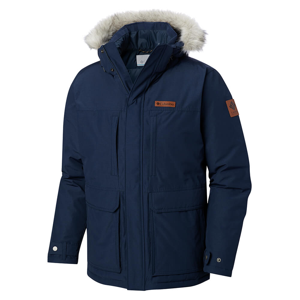 COLUMBIA MEN'S MARQUAM PEAK JACKET COLLEGIATE NAVY