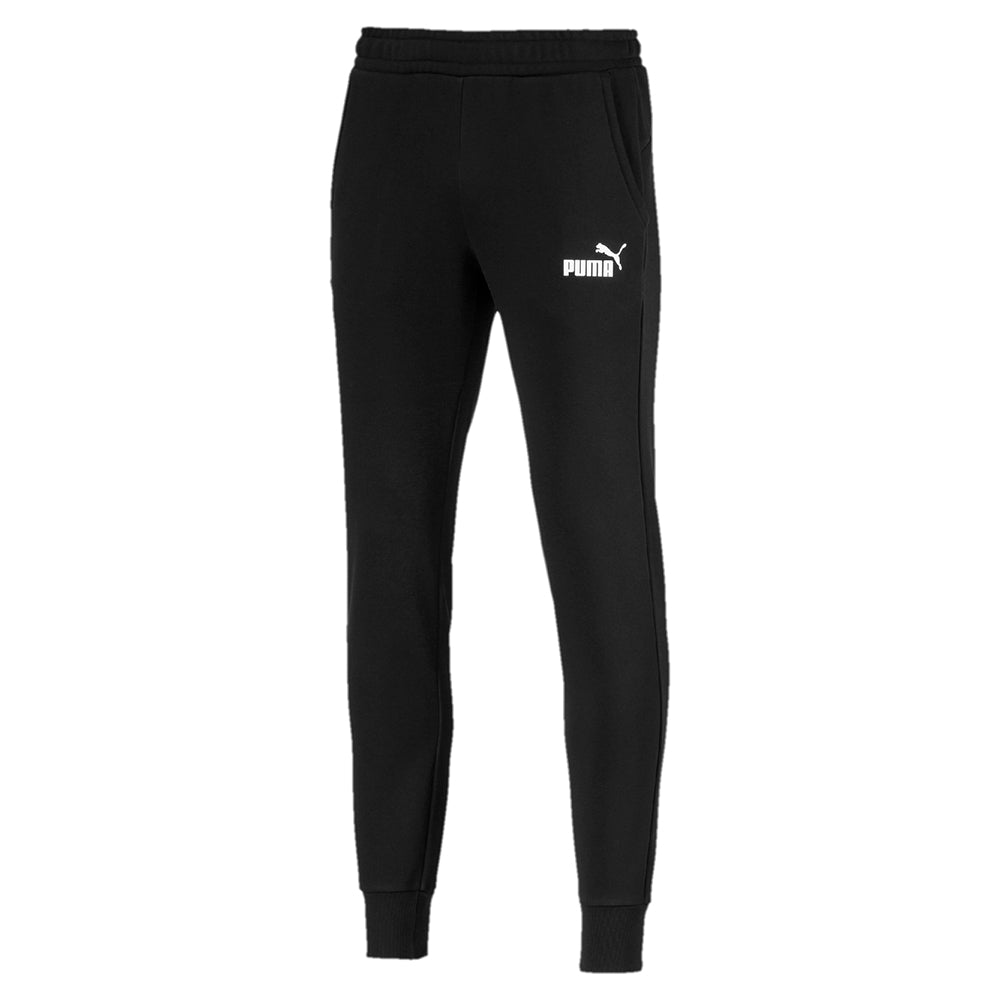 ESSENTIAL LOGO FLEECE CUFF PANT BLACK 