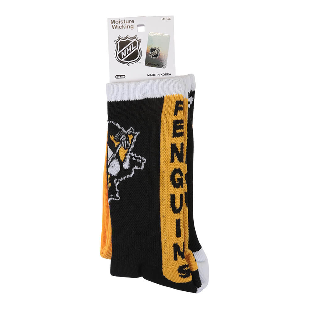 FBF ORIGINALS MEN'S PITTSBURGH PENGUINS 2 PACK SOCKS