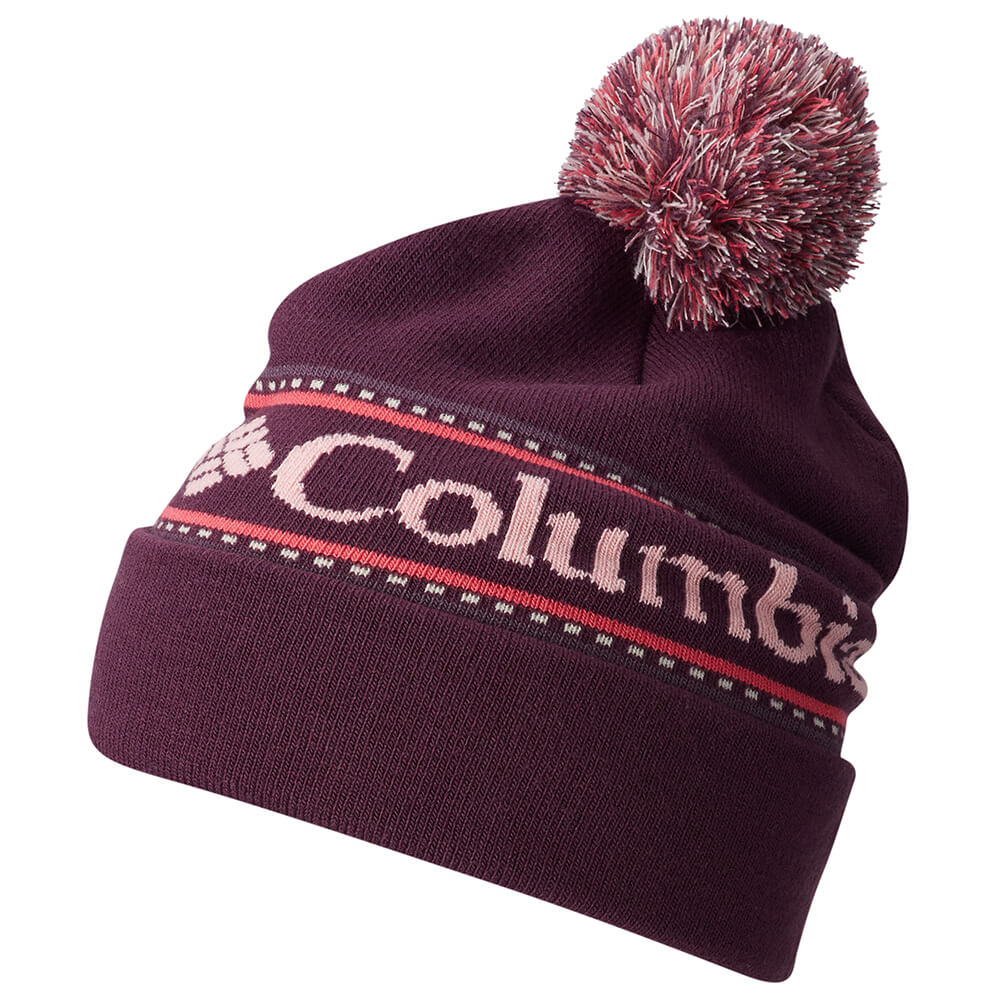 COLUMBIA WOMEN'S CSC LOGO BEANIE PURPLE DAHLIA