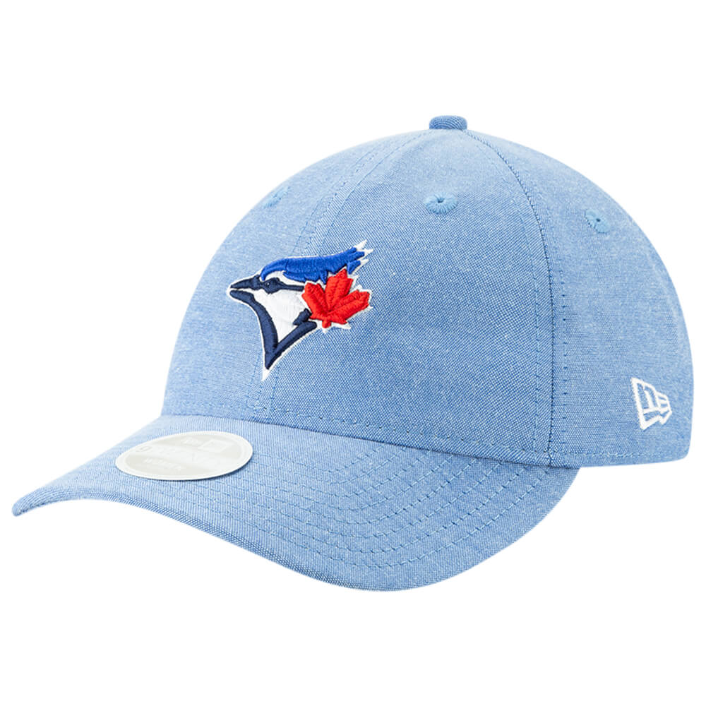 NEW ERA WOMEN'S TORONTO BLUE JAYS LINEN LEAP HAT OTC