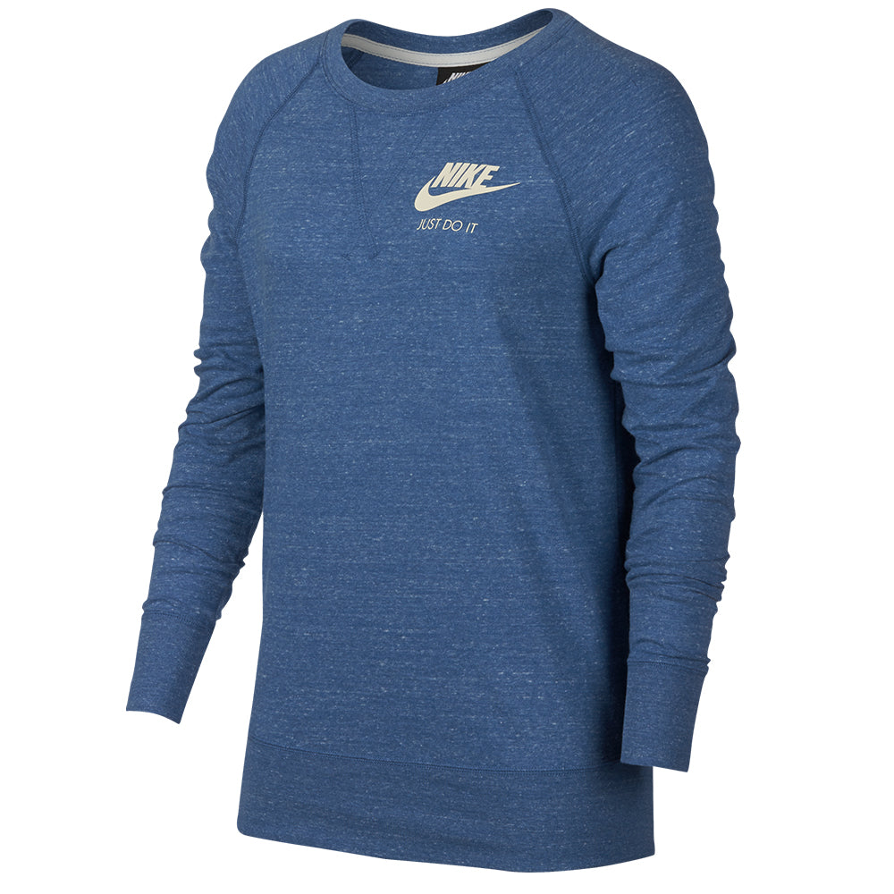 women's nike gym vintage crew top