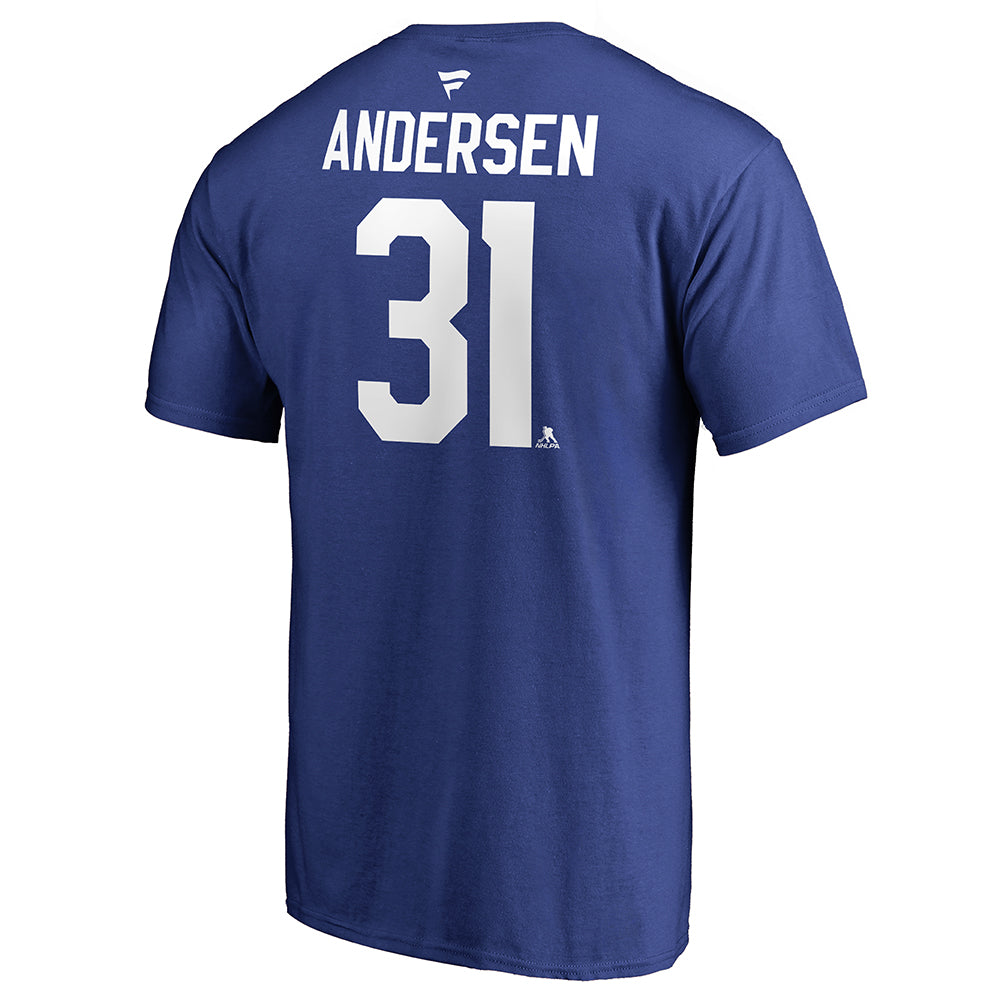 FANATICS MEN'S TORONTO MAPLE LEAFS ANDERSEN AUTHENTIC STACK TOP BLUE