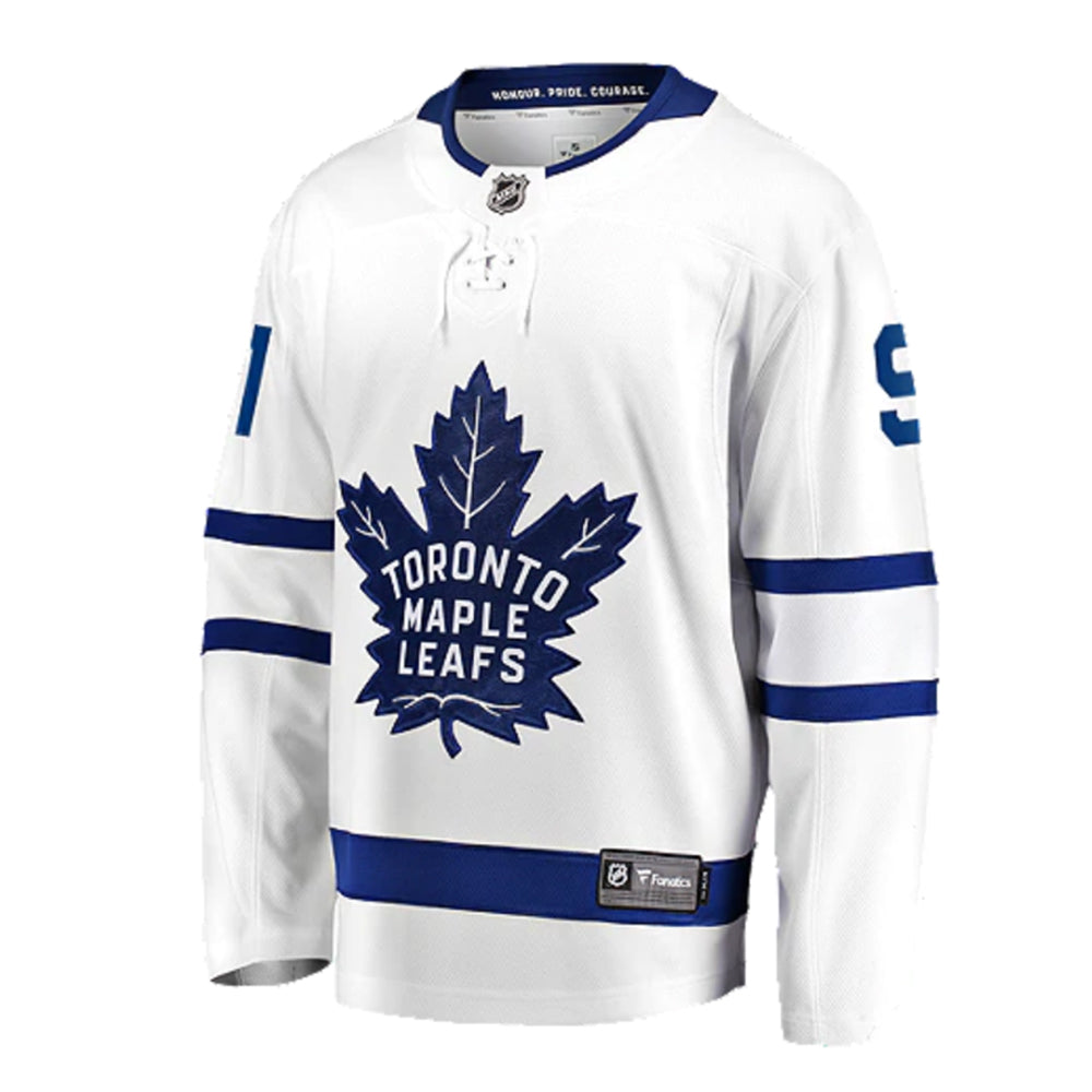 FANATICS MEN'S TORONTO MAPLE LEAFS TAVARES ROAD JERSEY WHITE