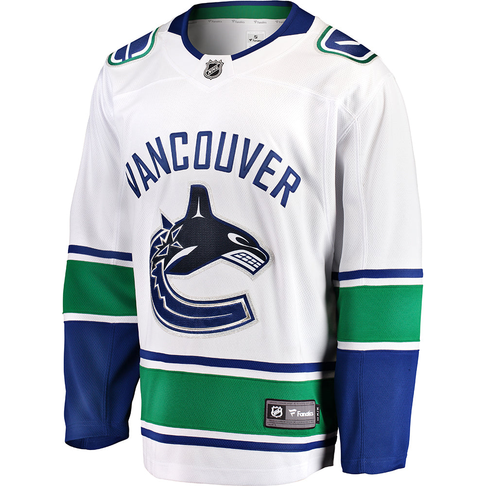 white canucks jersey