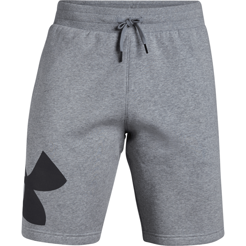 under armour fleece shorts black