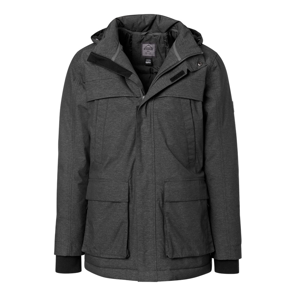 MCKINLEY MEN'S HAWK III PARKA BLACK MELANGE