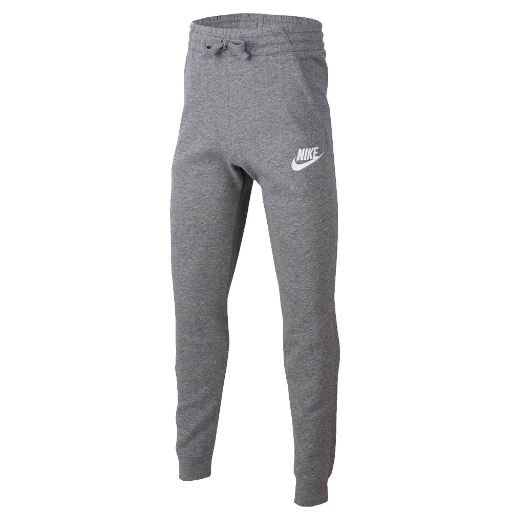 NIKE BOY'S CLUB FLEECE JOGGER PANT CARBON HEATHER/COOL GREEN