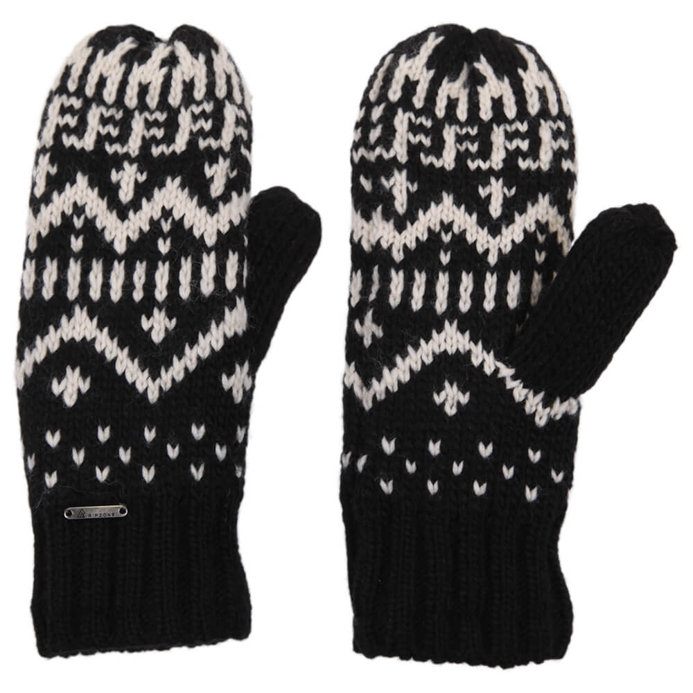 RIPZONE WOMEN'S JUNIPER JAQUARD MITT BLACK