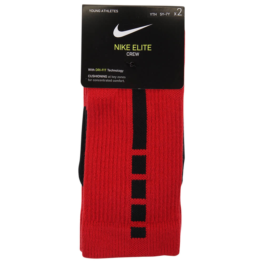 youth black nike socks