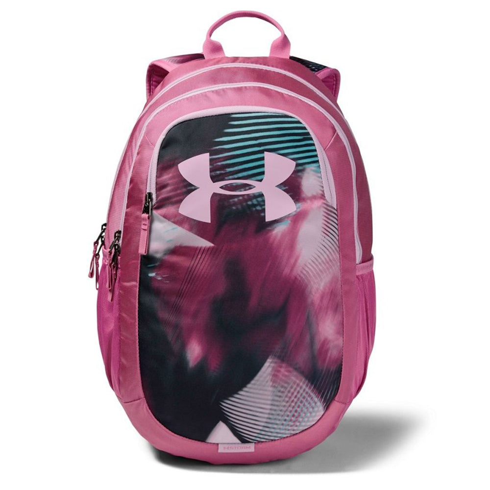 under armour backpack pink and gray