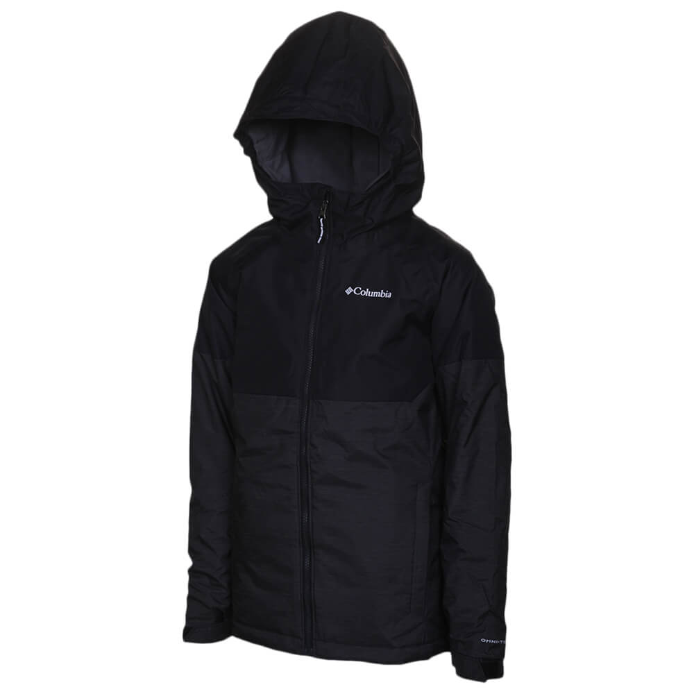 COLUMBIA BOY'S ALPINE ACTION II JACKET BLACK HEATHER