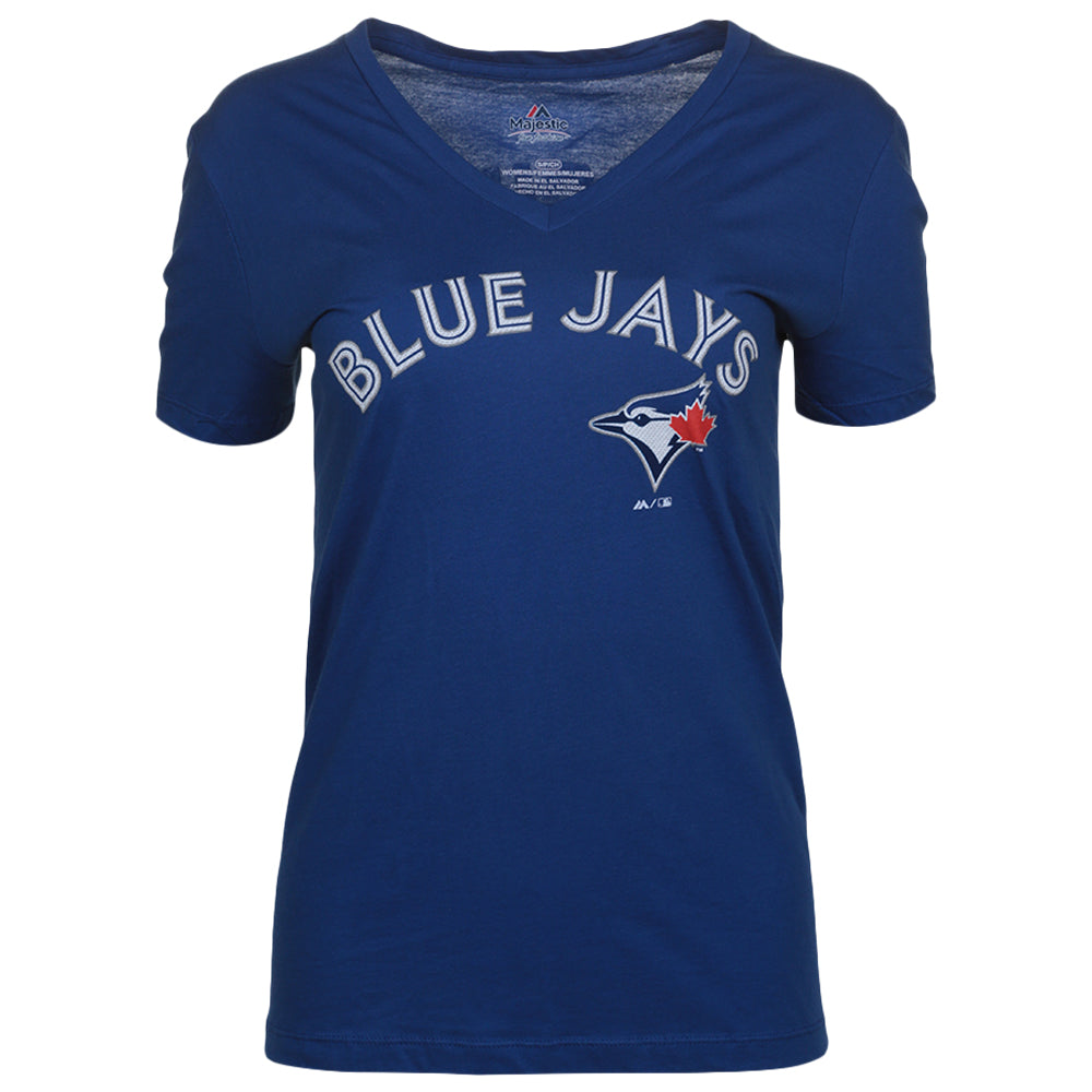 MAJESTIC WOMEN'S TORONTO BLUE JAYS GRICHUK PLAYER TEE BLUE