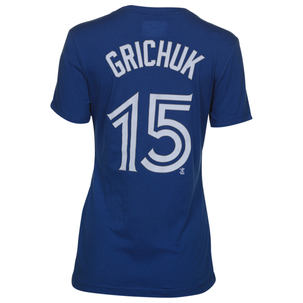 MAJESTIC WOMEN'S TORONTO BLUE JAYS GRICHUK PLAYER TEE BLUE