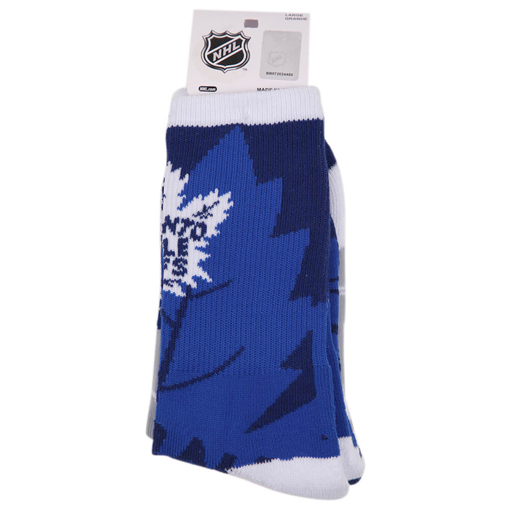 FBF ORIGINALS MEN'S TORONTO MAPLE LEAFS NHL 2 PACK SOCKS