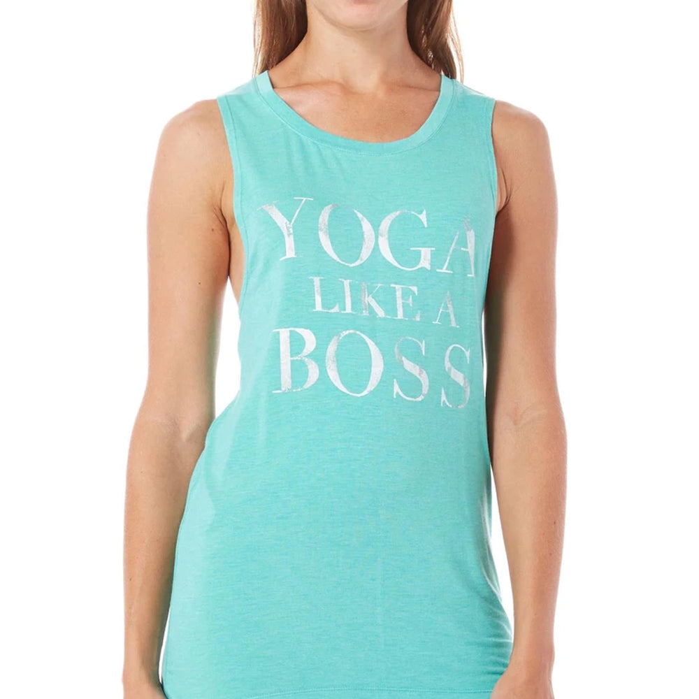 GAIAM WOMEN'S ANA LIKE A BOSS POOL GREEN & HEATHER