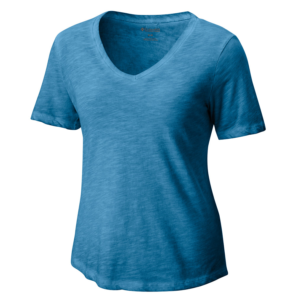 COLUMBIA WOMEN'S SANDY RIVER TREATMENT TEE JEWEL BLUE