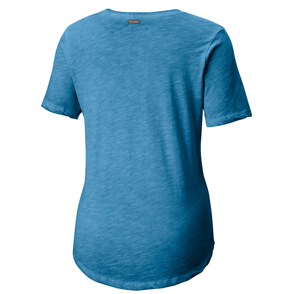 COLUMBIA WOMEN'S SANDY RIVER TREATMENT TEE JEWEL BLUE