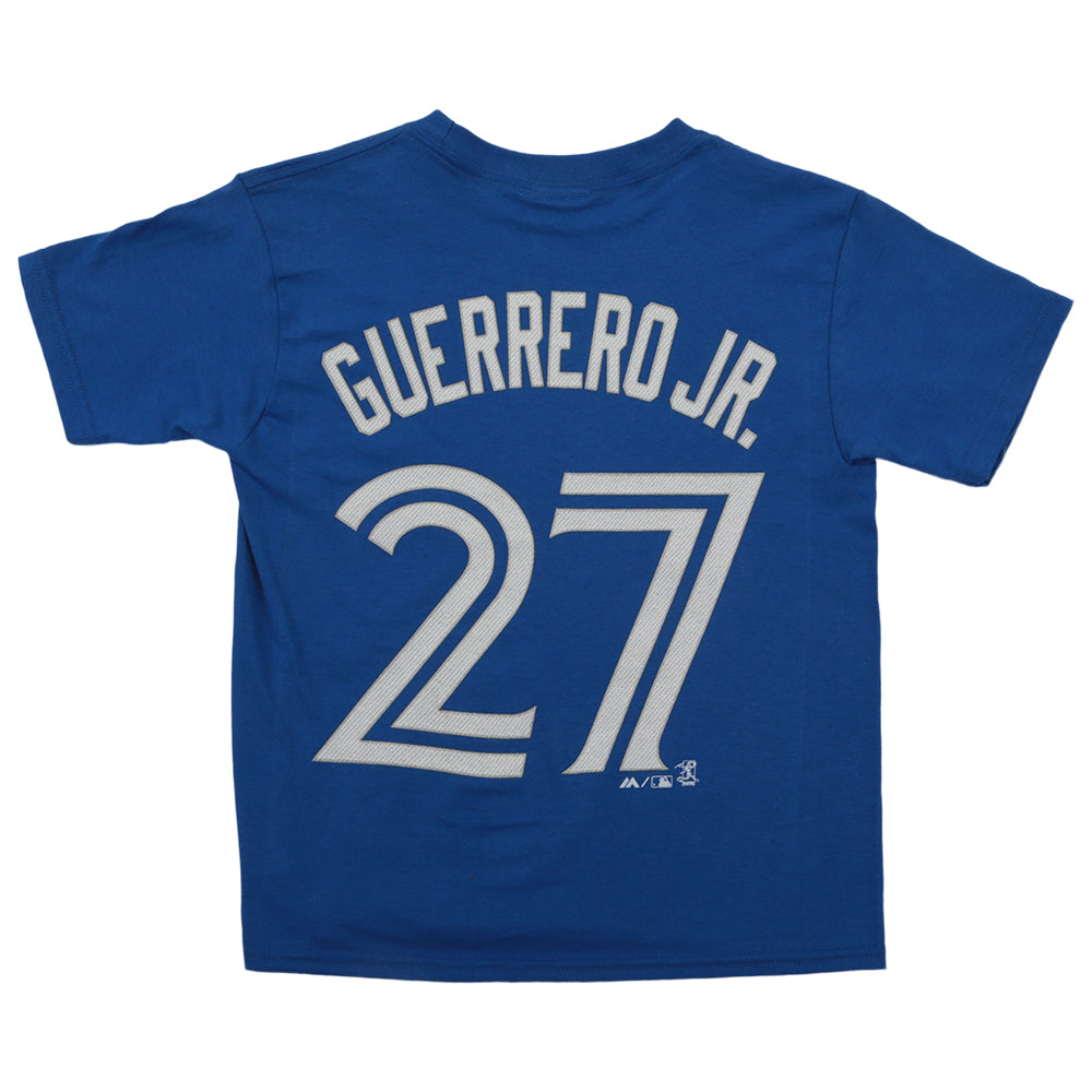 OUTERSTUFF 4-7 TORONTO BLUE JAYS GUERRERO JR SHORT SLEEVE PLAYERS TOP BLUE