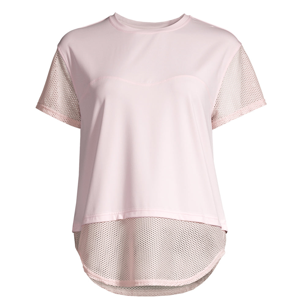 DIADORA WOMEN'S MOMENTUM RUN TEE PRIMROSE