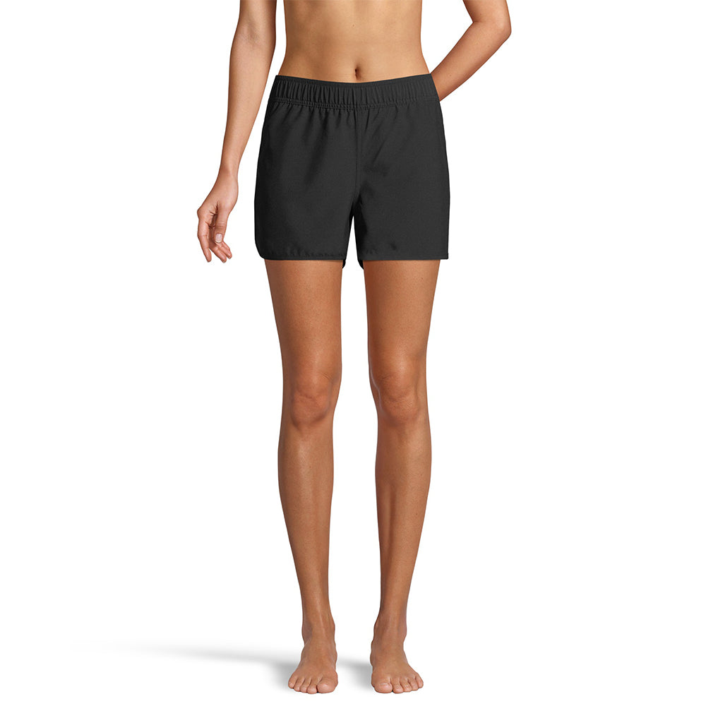 RIPZONE WOMEN'S KENNEDY PULL ON BOARDSHORT BLACK