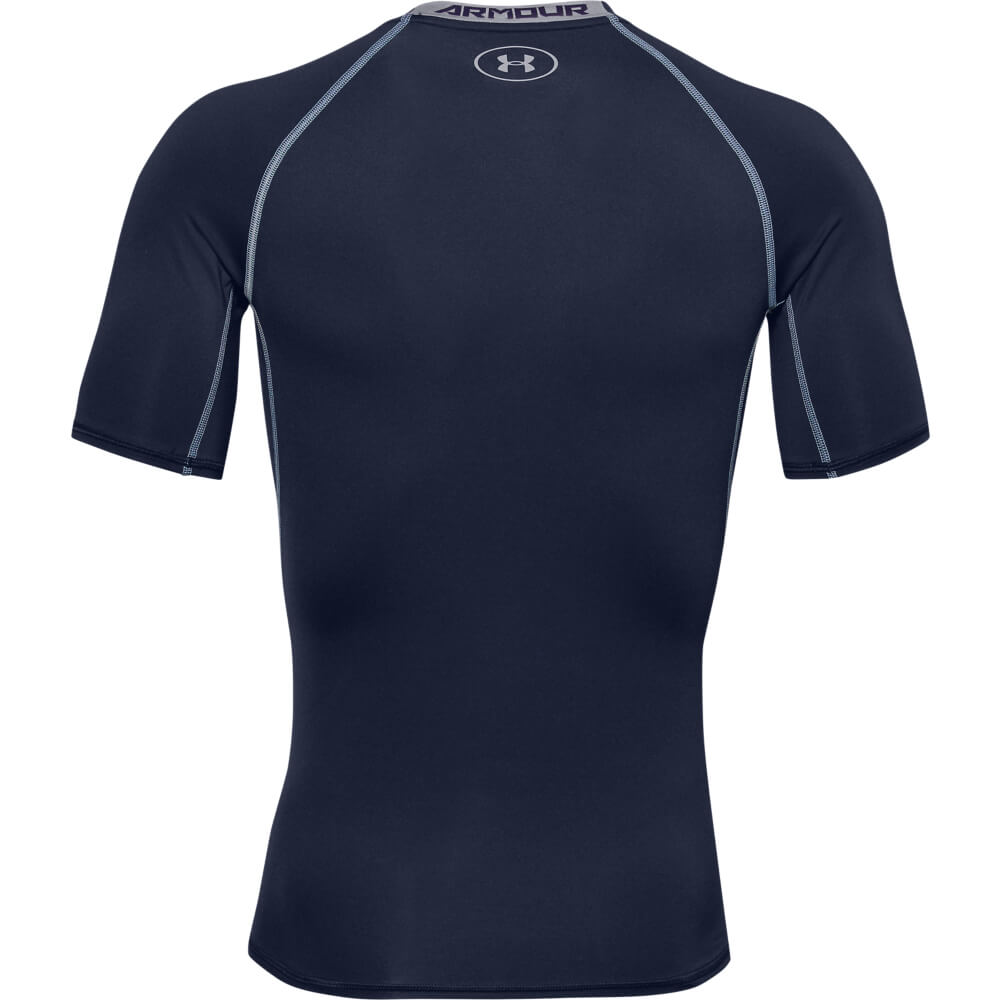 UNDER ARMOUR MEN'S ARMOUR SHORT SLEEVE TOP MIDNIGHT NAVY/STEEL ...