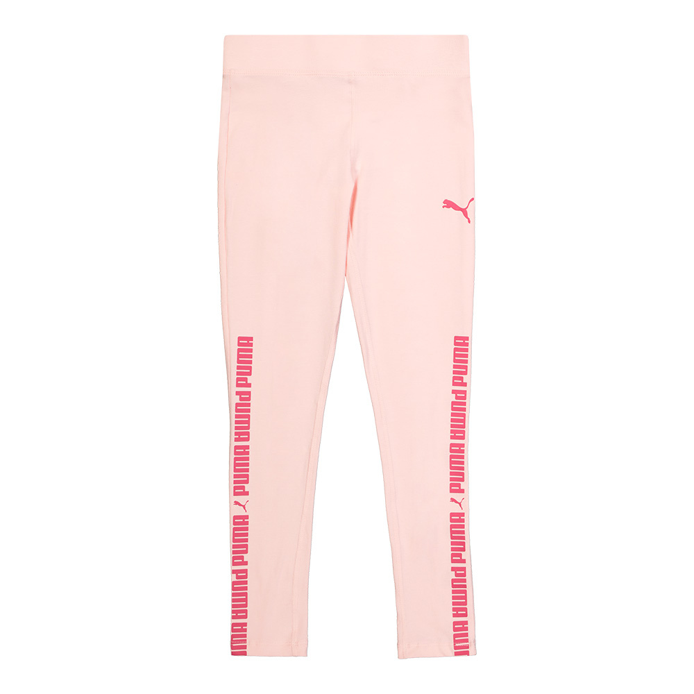 PUMA GIRL'S NO.1 LOGO PACK LEGGINGS CRYSTAL ROSE/ ROSE