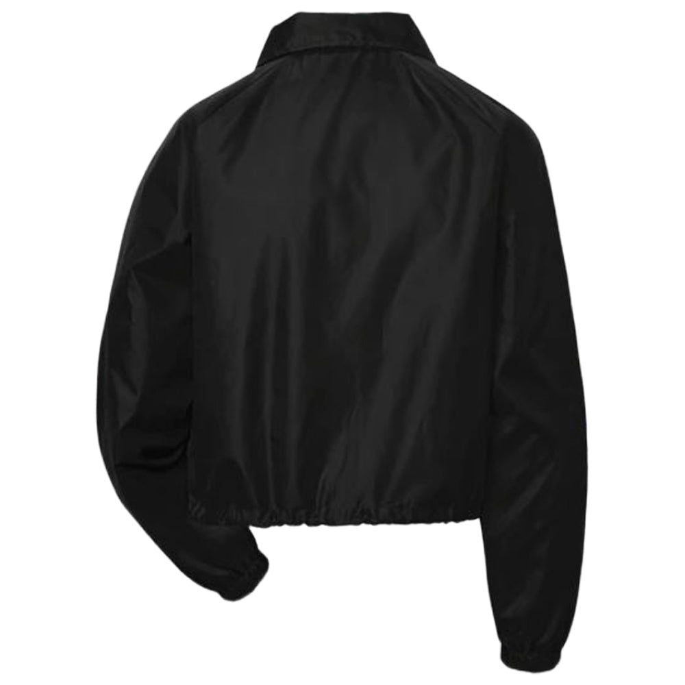 CHAMPION WOMEN'S HERITAGE WOVEN CROP JACKET BLACK