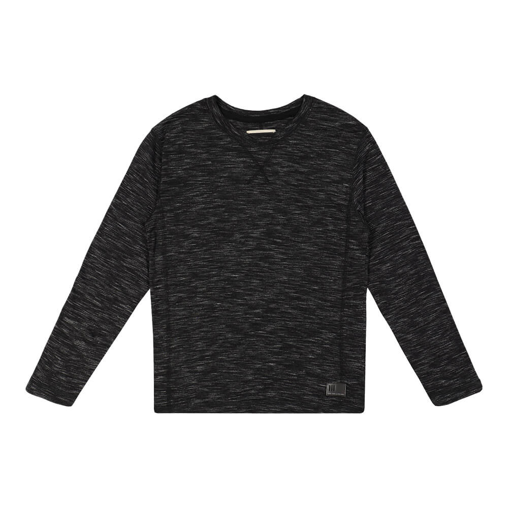 BURNSIDE BOYS LONG SLEEVE TOP BLACK