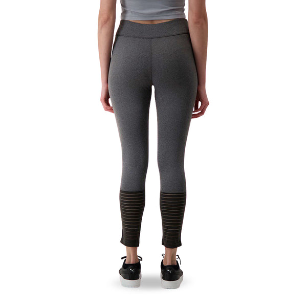 ELLE SPORTSWEAR WOMEN'S MESH SHIN LEGGING CHARCOAL – National Sports