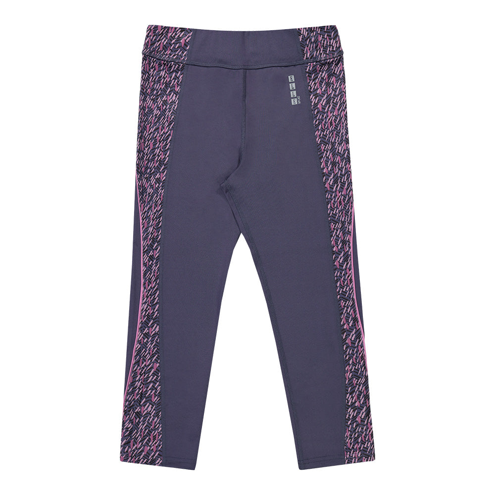 ELLE SPORTSWEAR WOMEN'S PRINT CAPRI ZENITH PURPLE