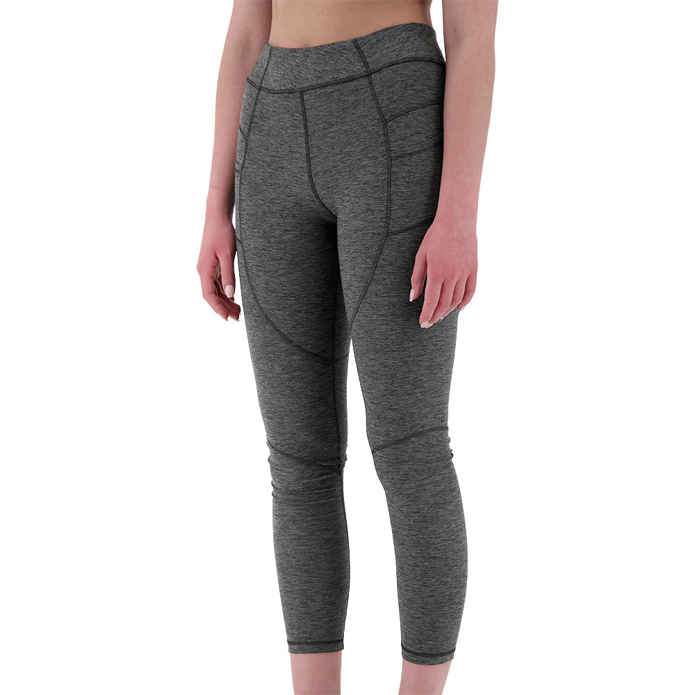 ELLE SPORTSWEAR WOMEN'S YOGA POCKET PANT BLACK TEXTURE