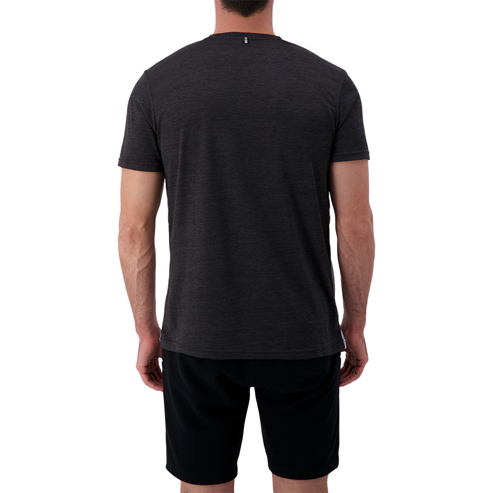 RAWLINGS MEN'S SHORT SLEEVE CREW NECK TOP BLACK