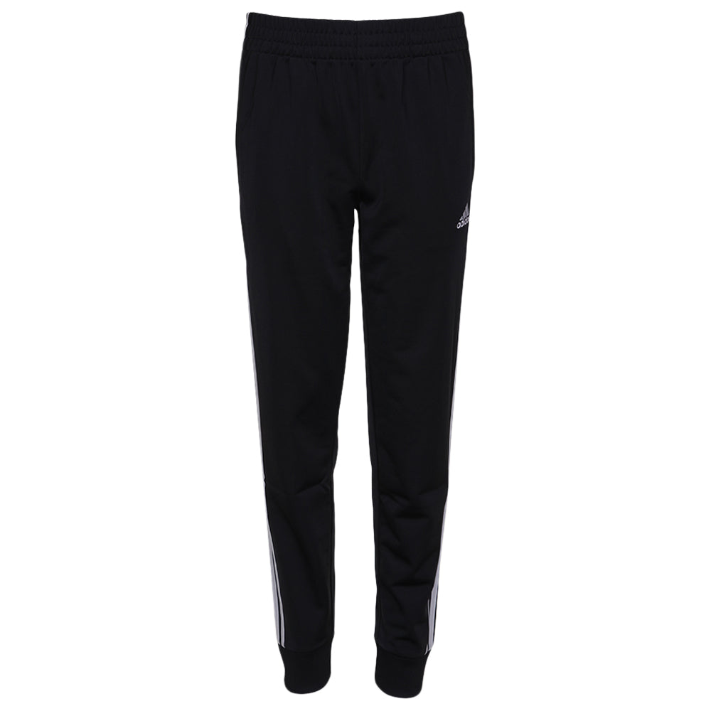 ADIDAS BOY'S 3 STRIPE TRICOT JOGGER BLACK