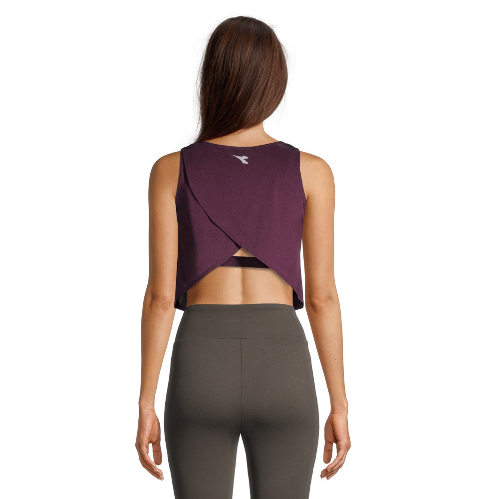 DIADORA WOMEN'S 2 LAYER SPIN BRA POTENT PURPLE