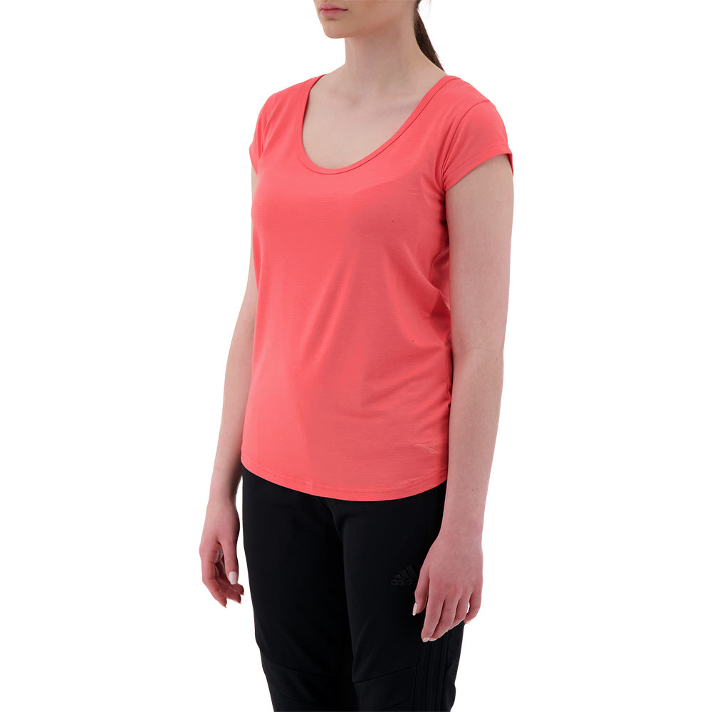 DIADORA WOMEN'S ESSENTIAL TEE CALYPSO CORAL