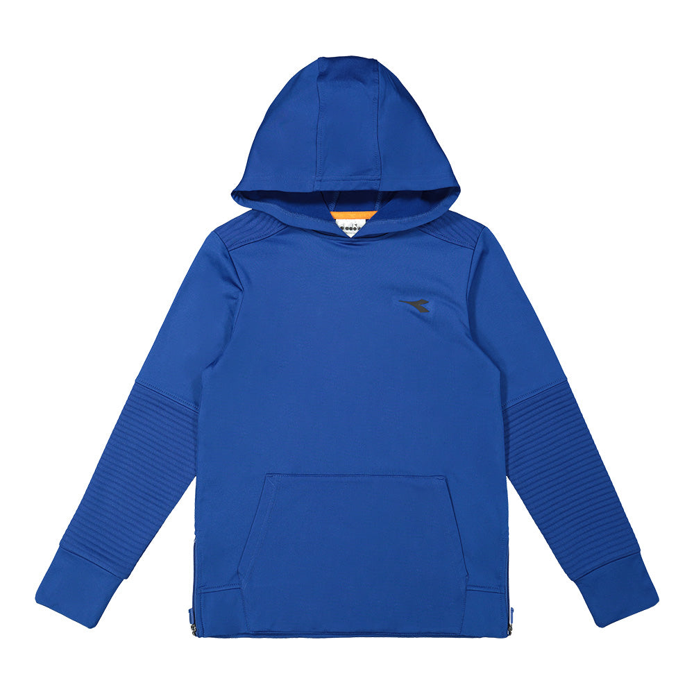 DIADORA BOY'S SPORTSWEAR PULLOVER HOODY BLUE